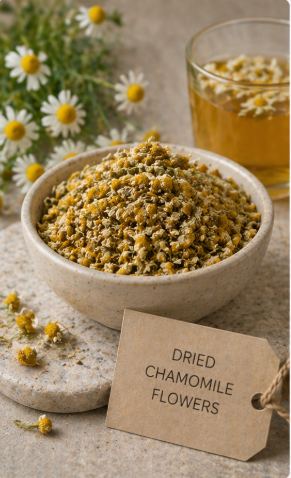 Dried Chamomile Flowers