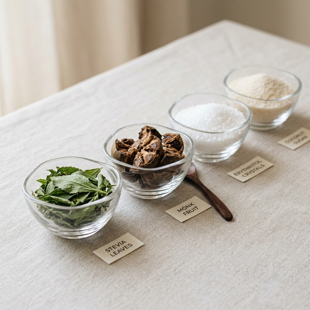 Natural sweeteners and sugar replacers